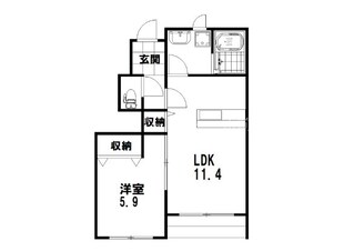 Notre Maison益城の物件間取画像